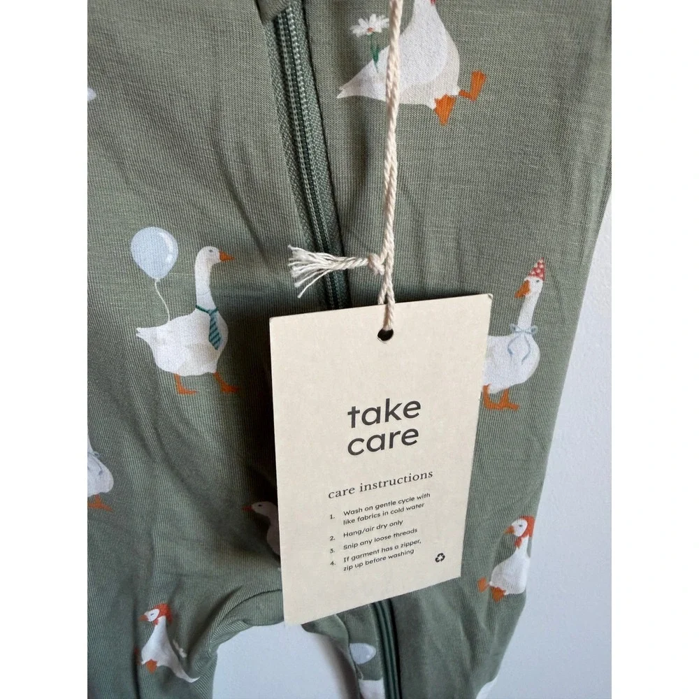 NWT Kyte Baby Silly Goose Bamboo Footie Preemie